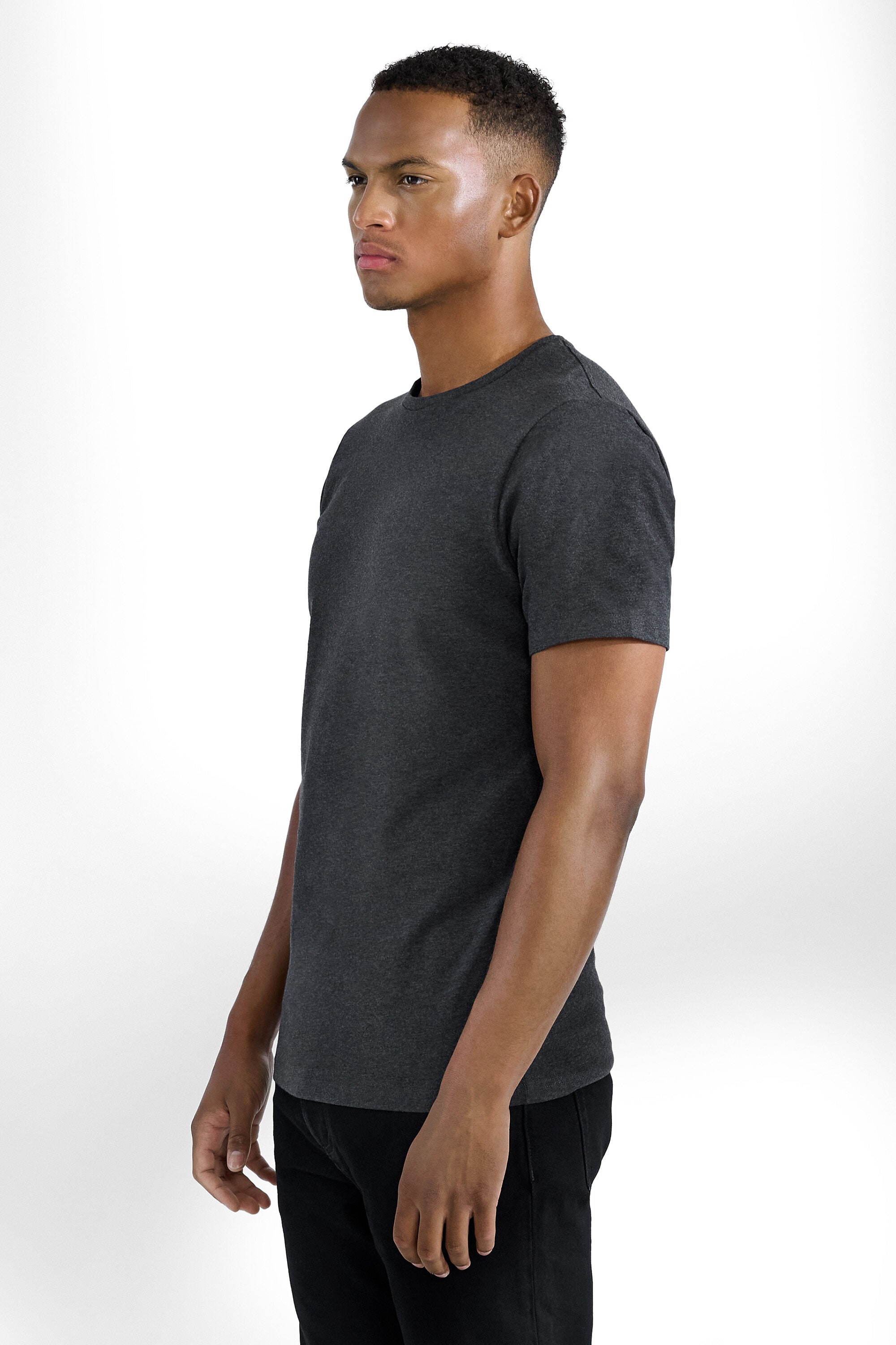 2-Pack Crew-Neck cotton stretch