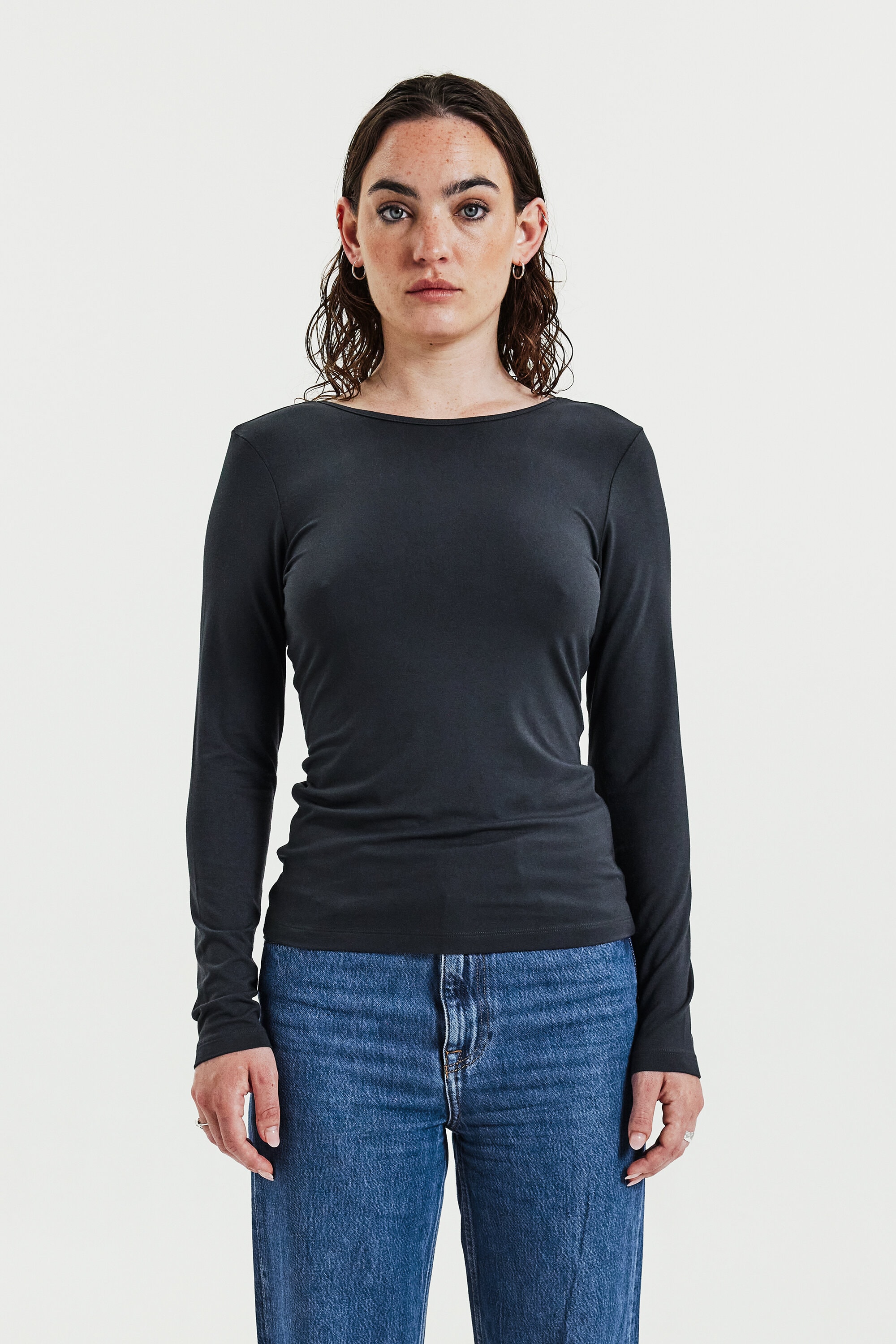 Long Sleeve scoop back